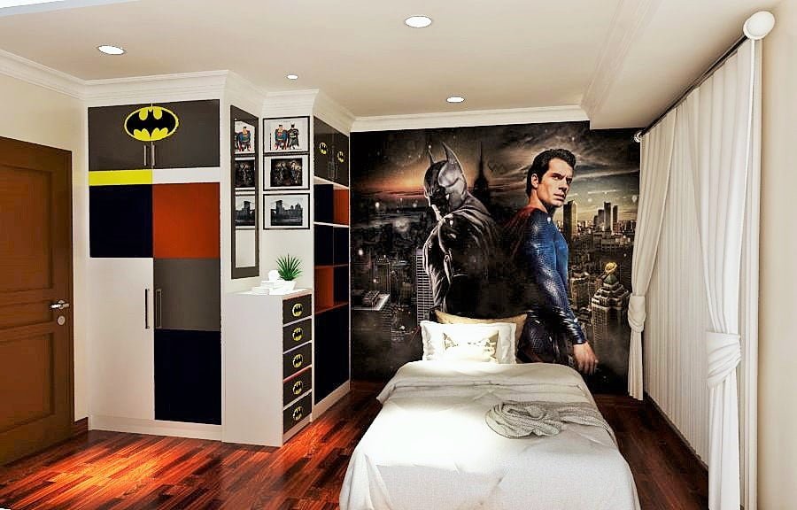 Desain Interior Apartemen Belleza_ Kamar anak, kid bed room 4 _ Jakarta