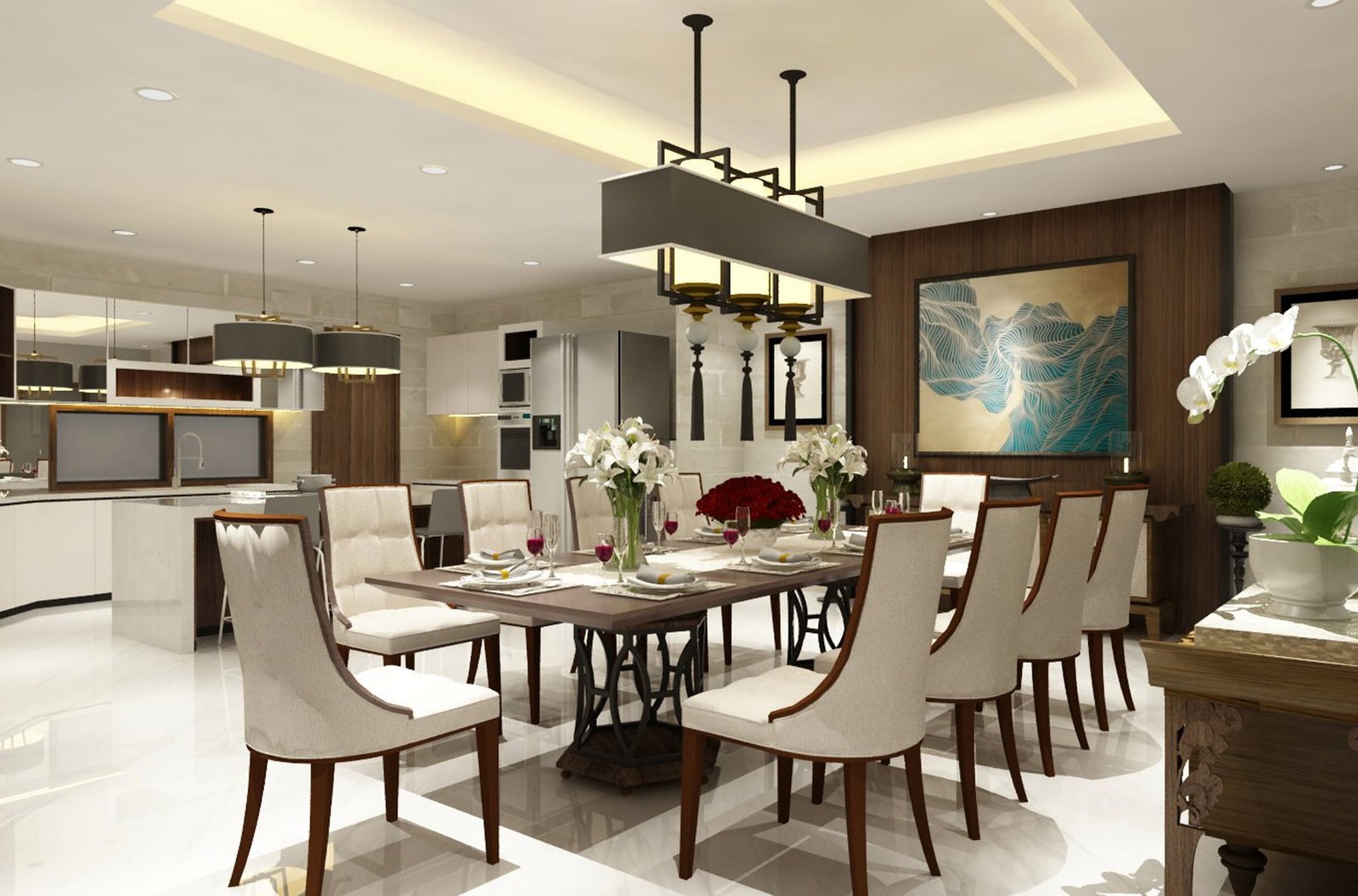 Desain Interior Living Room_Jakarta Selatan