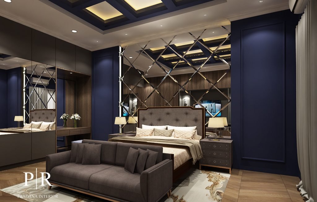Desain Interior Rumah Irish Bella, tempat tidur