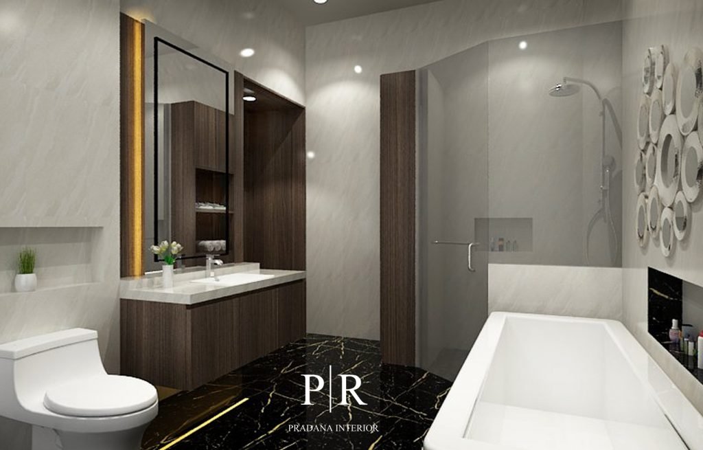 Desain Interior Rumah Irish Bella, toilet