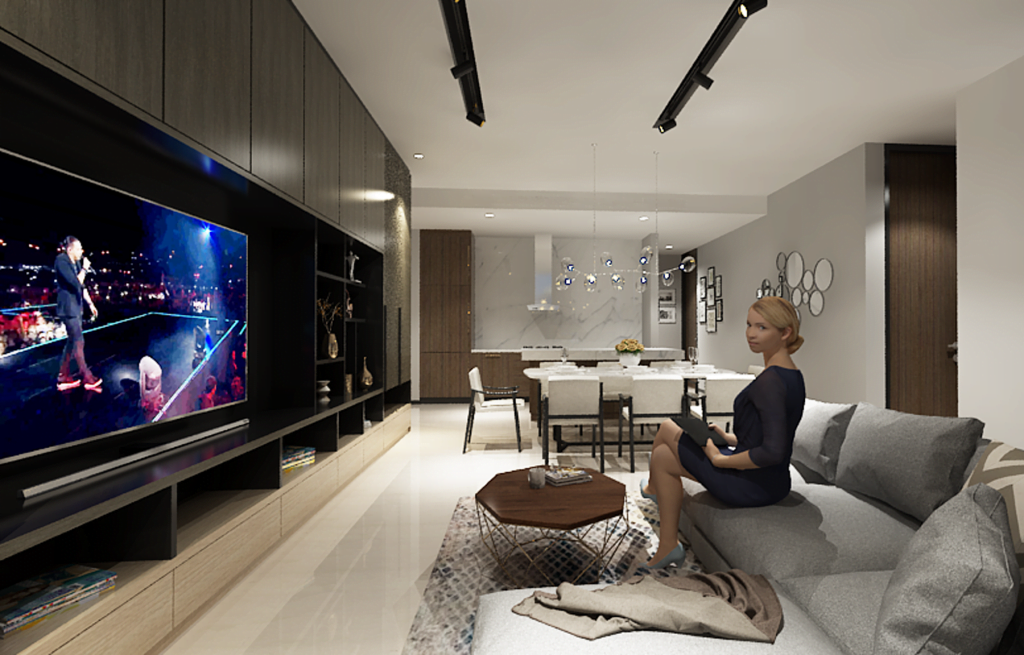 Desain Interior Japanese Modern - Living Room - Jakarta