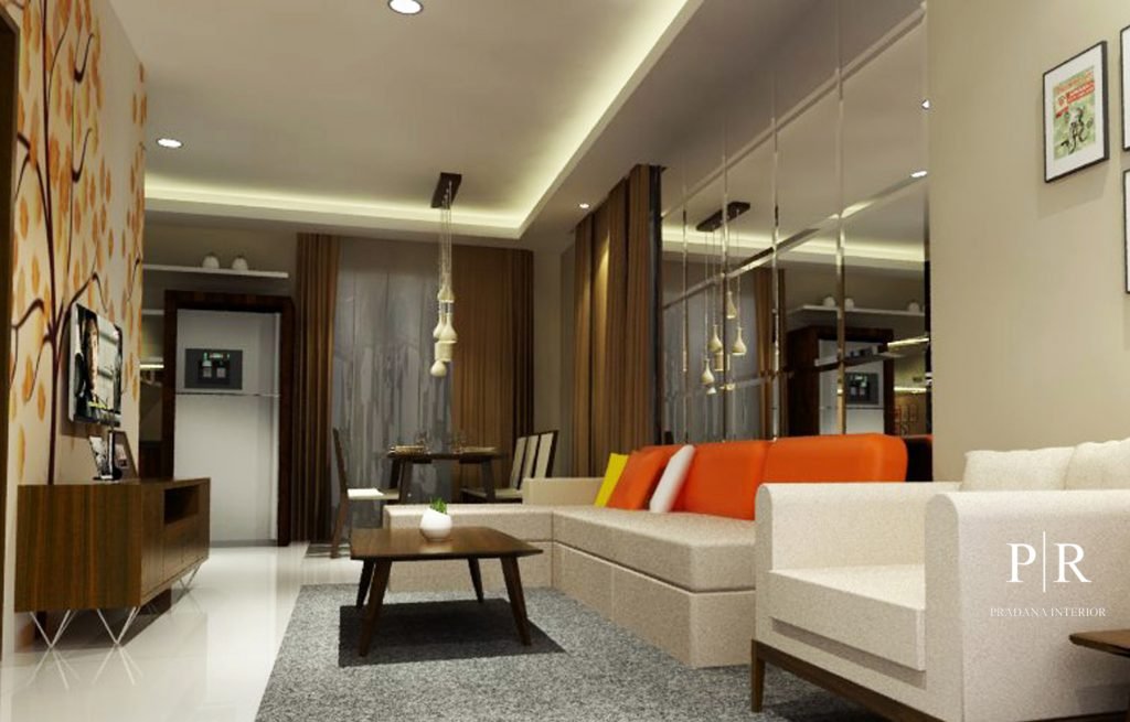 Jasa Desain Interior Apartemen Jakarta - Living room 2