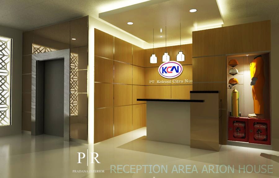 Desain Interior PT KCN (kelroul Citra Nusa) - Resepsionis
