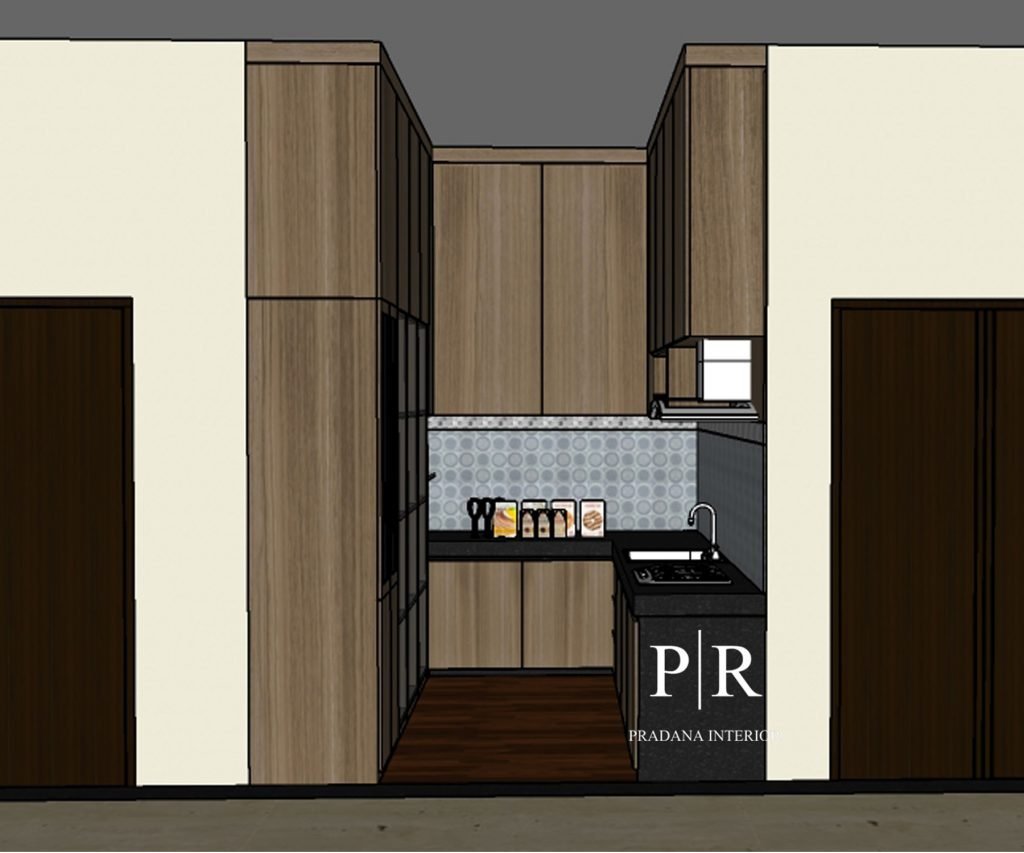 Desain interior Pantry Minimalis 1 - Jakarta - modelling 3