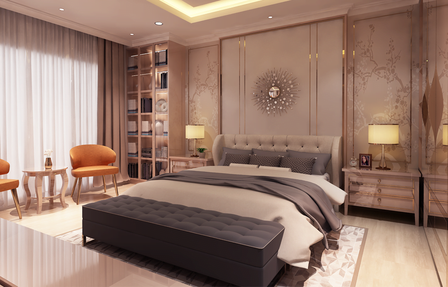 Interior perumahan The Icon, BSD City - Master Bed Room - Foto Exsisting
