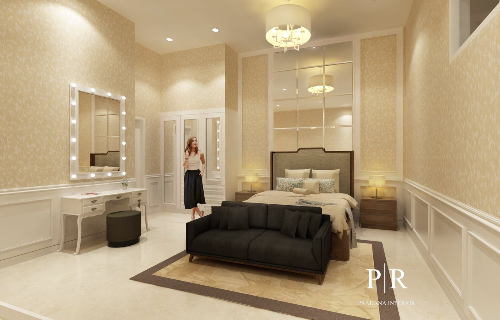 Jasa interior rumah di bekasi -Master bed room
