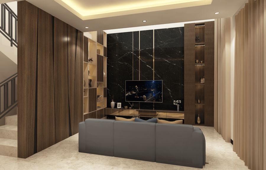 Living Room_Rumah Bintaro V1 R1_pradana interior